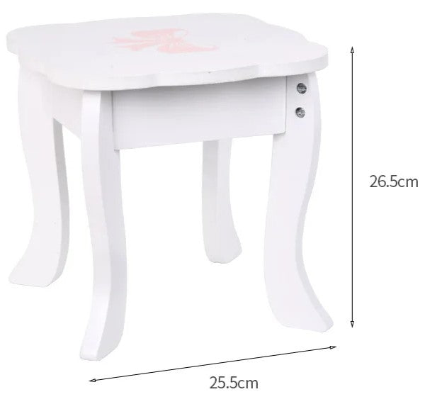 M260 - White and Pink dressing table 82 x 48 cm (FREE DELIVERY)