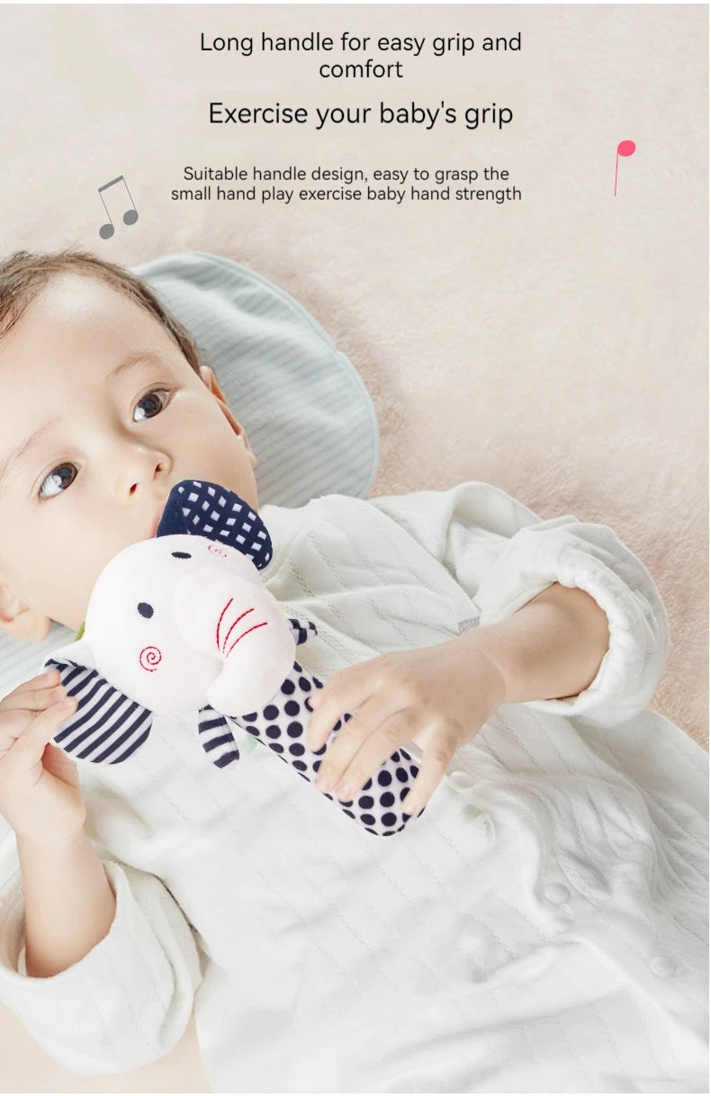 B021 - Black and white baby cloth sooting BB stick