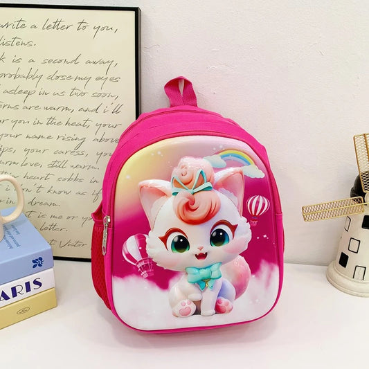 SB002 - 30 cm 3D school bag kitten design