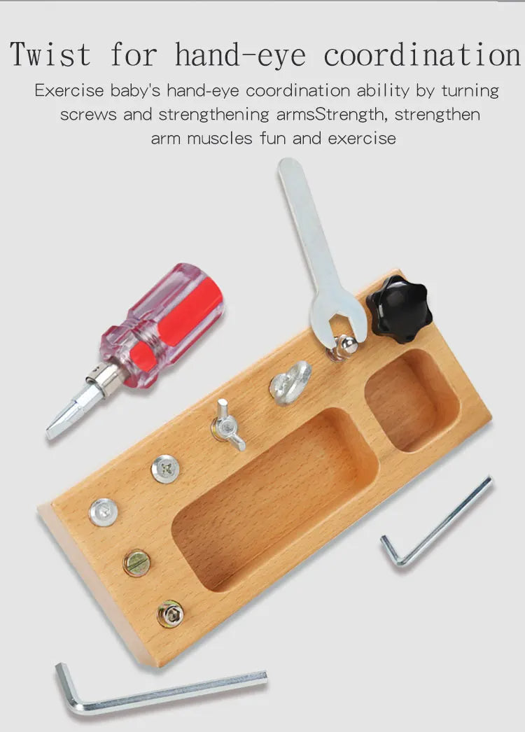 Mo140 - Montessori Screw combination