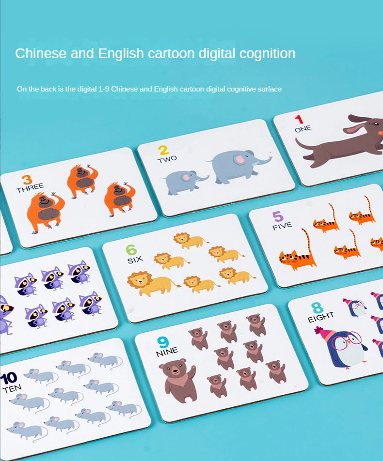 E134 - Number cognitive operation bead matching game