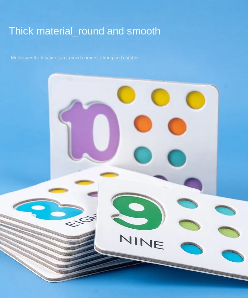 E134 - Number cognitive operation bead matching game