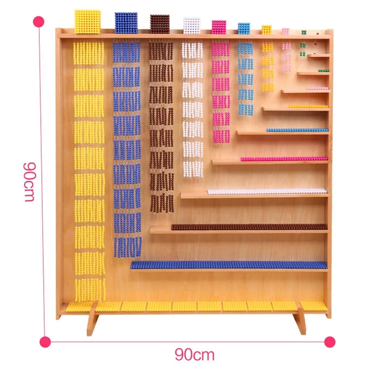Mo030 - Montessori Complete Bead Material with Cabinet