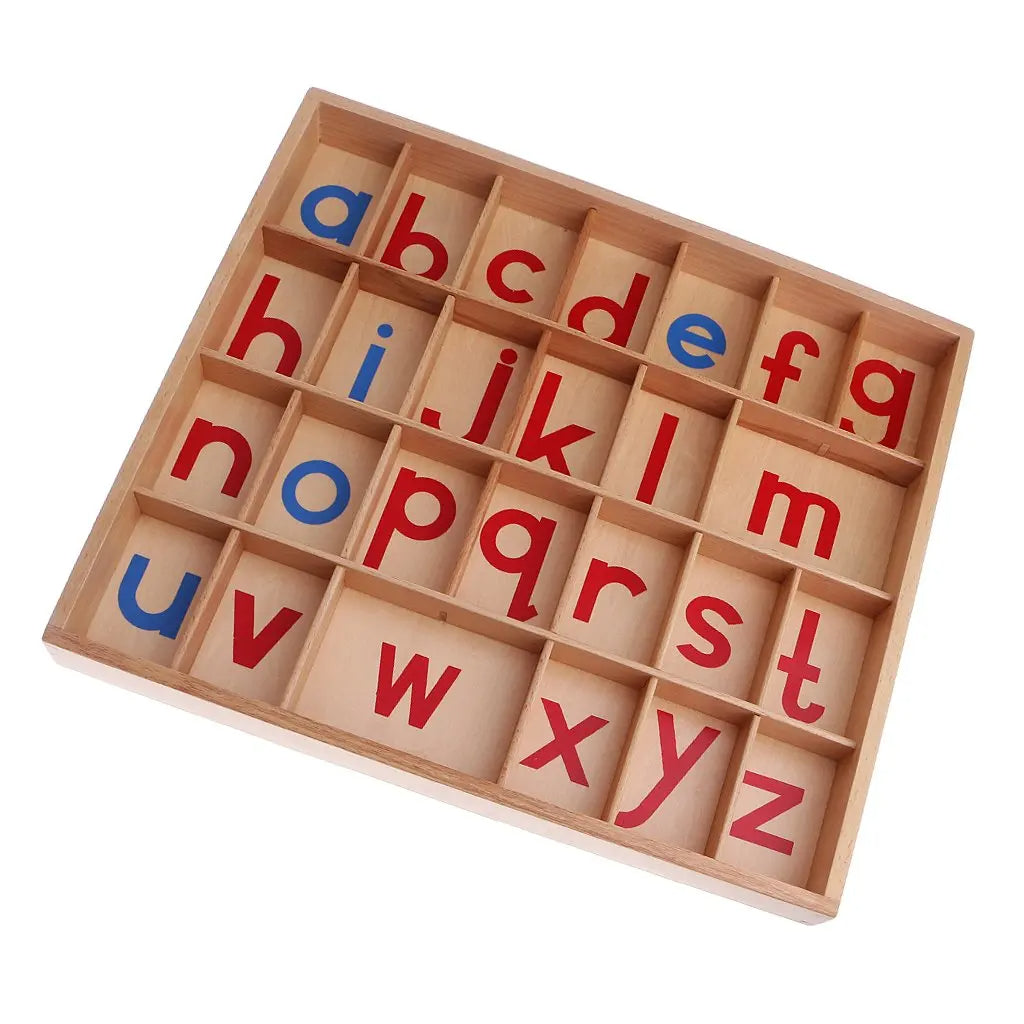 Mo005 - Montessori Wooden Movable Alphabet