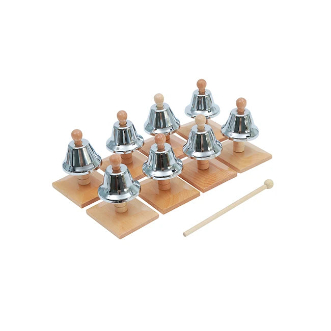 Mo106 - Montessori bells set (Pitch clock)