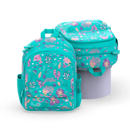 SB011 - 26 cm Toursun school bag mermaids design