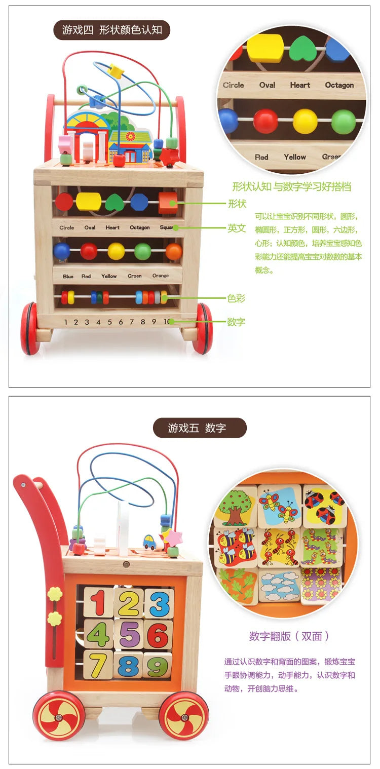 M172 - Multi-functional Wooden Cart (FREE DELIVERY)