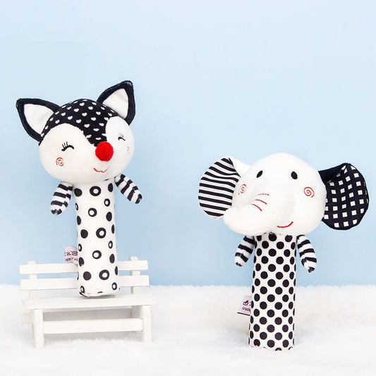 B021 - Black and white baby cloth sooting BB stick