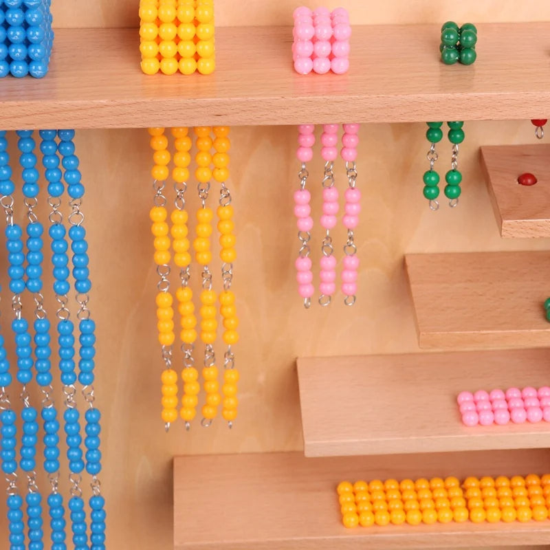 Mo030 - Montessori Complete Bead Material with Cabinet