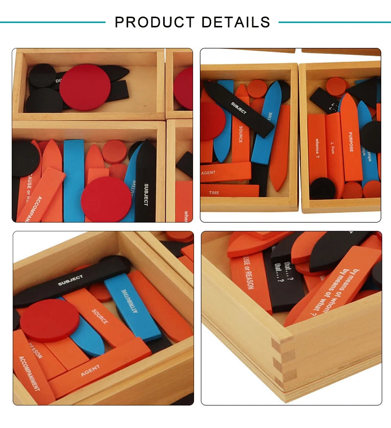 Mo102 - Montessori sentence analysis set