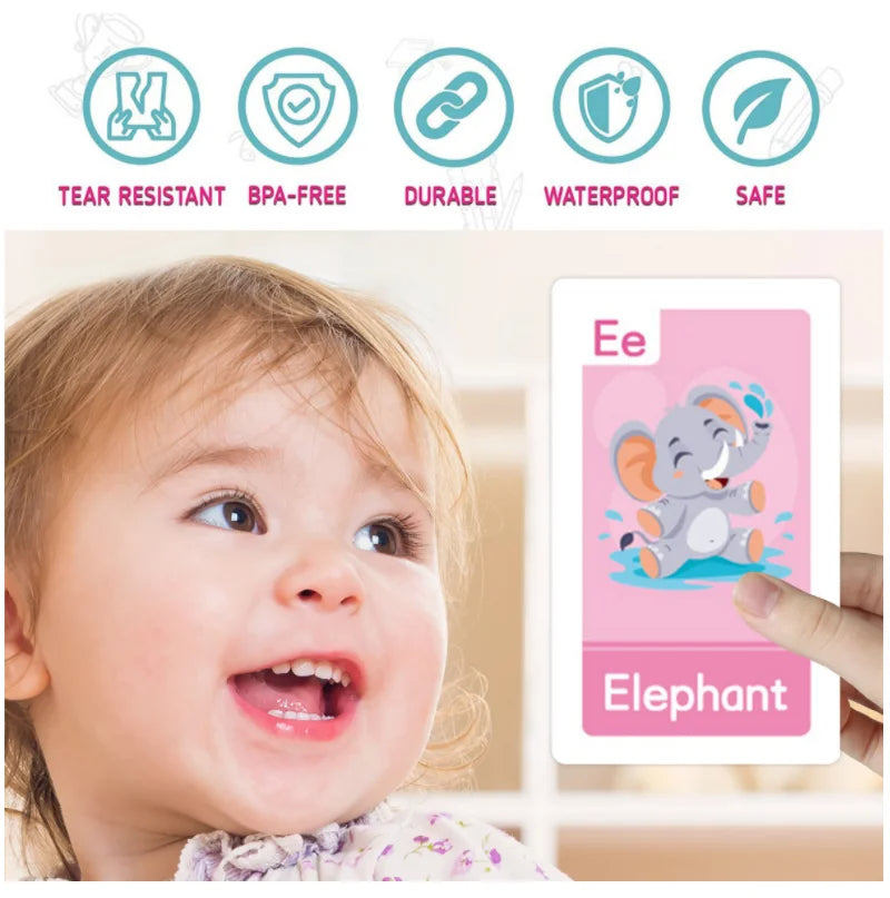 E145 - Toddler learning flash cards (blue box)