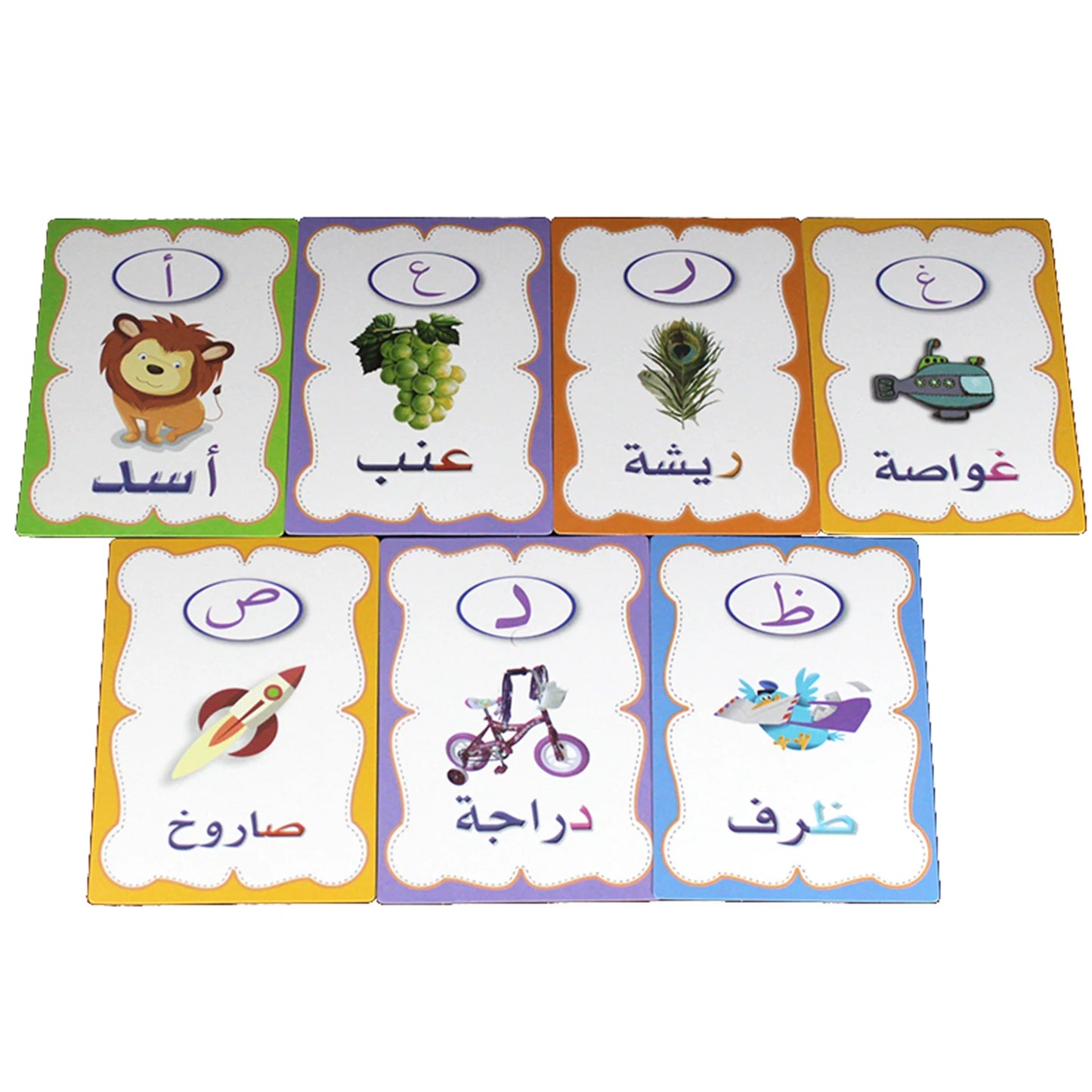 E141 - Arabic alphabet flashcards