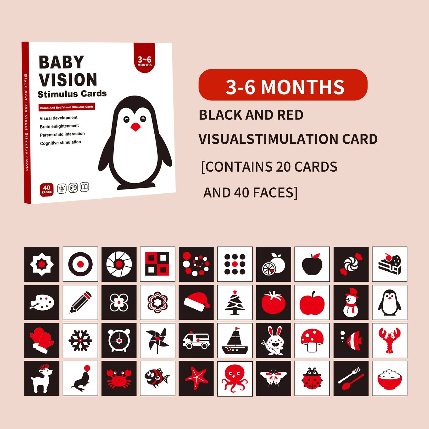 B032 - Baby vision stimulus cards