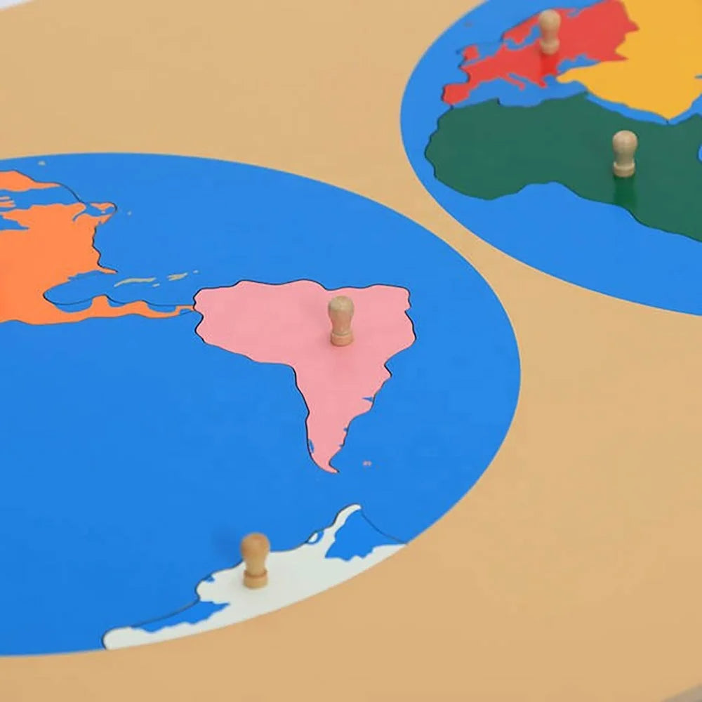 Mo019 - Montessori World Map