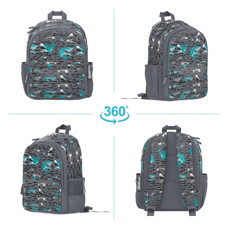 SB011 - 26 cm Toursun school bag sharks design