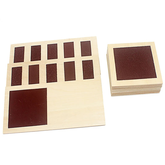 Mo028 - Montessori Sensorial Rough and Smooth Boards