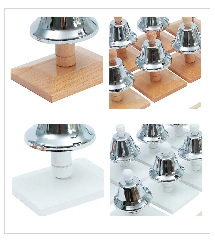 Mo106 - Montessori bells set (Pitch clock)