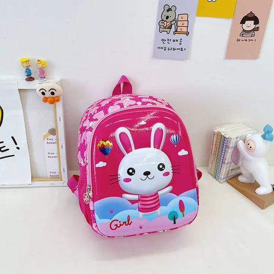 SB001 - 30 cm 3D school bag bunny design