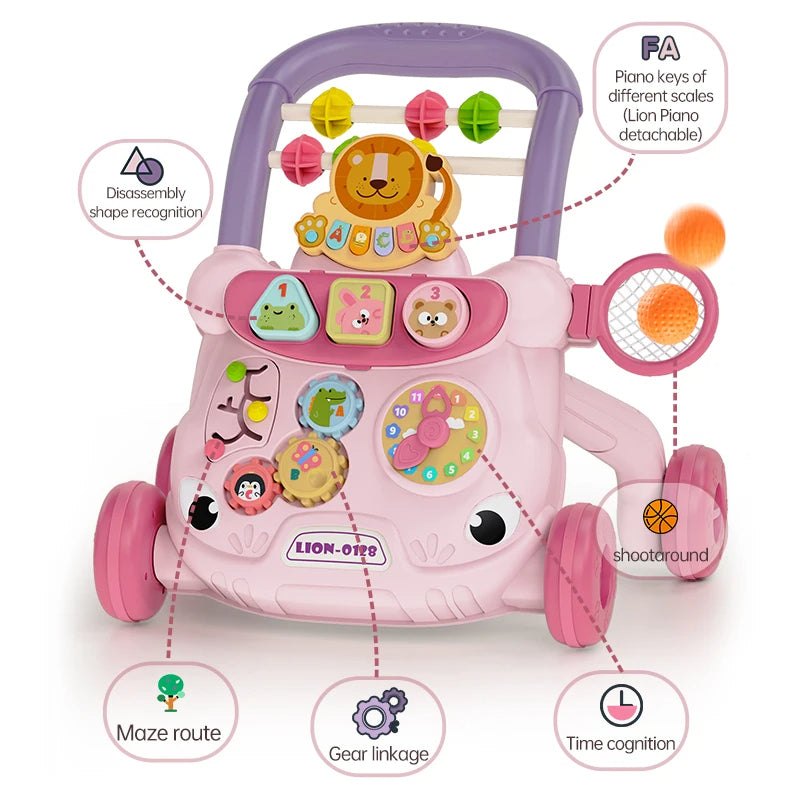 B042 - Cartoon multifunction walking car