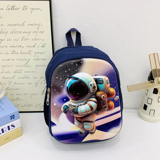 SB002 - 30 cm 3D school bag astronaut design