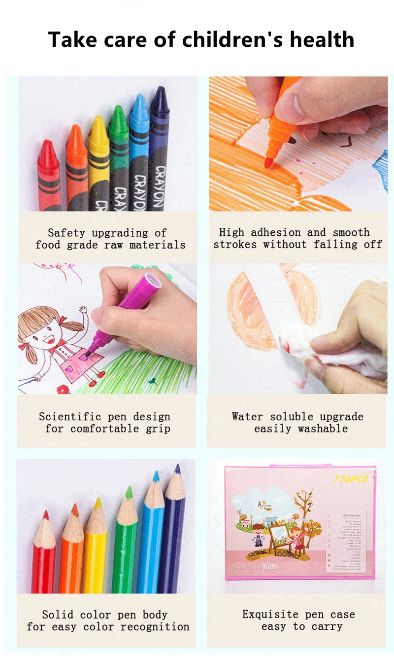 X057 - 86 pcs coloring set