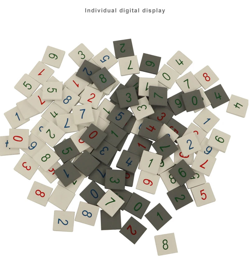 Mo125 - Montessori number tiles