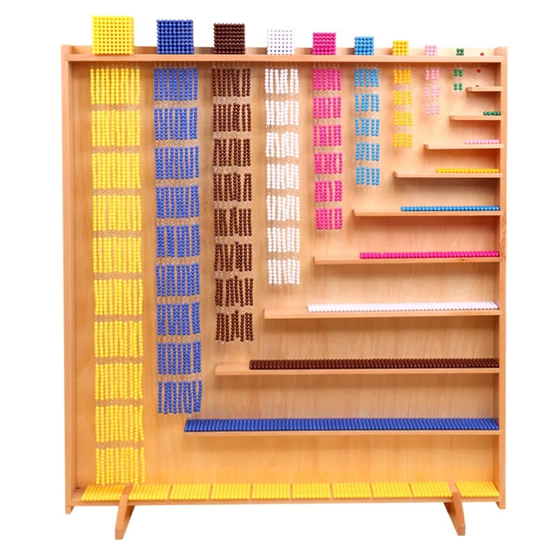 Mo030 - Montessori Complete Bead Material with Cabinet