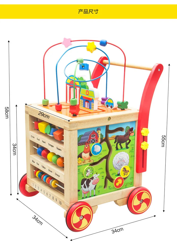 M172 - Multi-functional Wooden Cart (FREE DELIVERY)