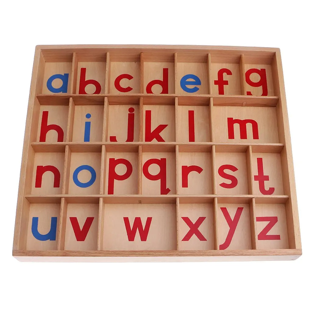 Mo005 - Montessori Wooden Movable Alphabet