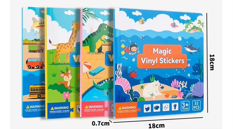 A043 - Magic Vinyl Stickers