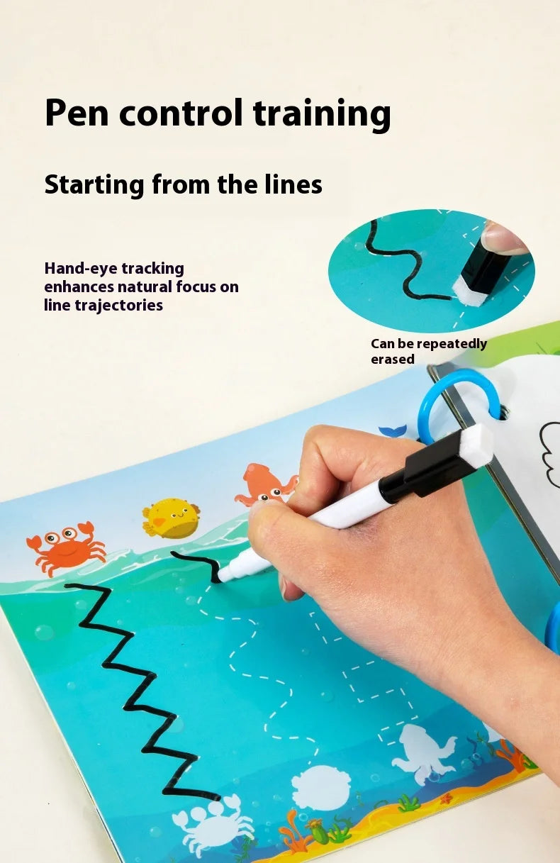 C002 - Magic Water Painting with Tracing & Stickers