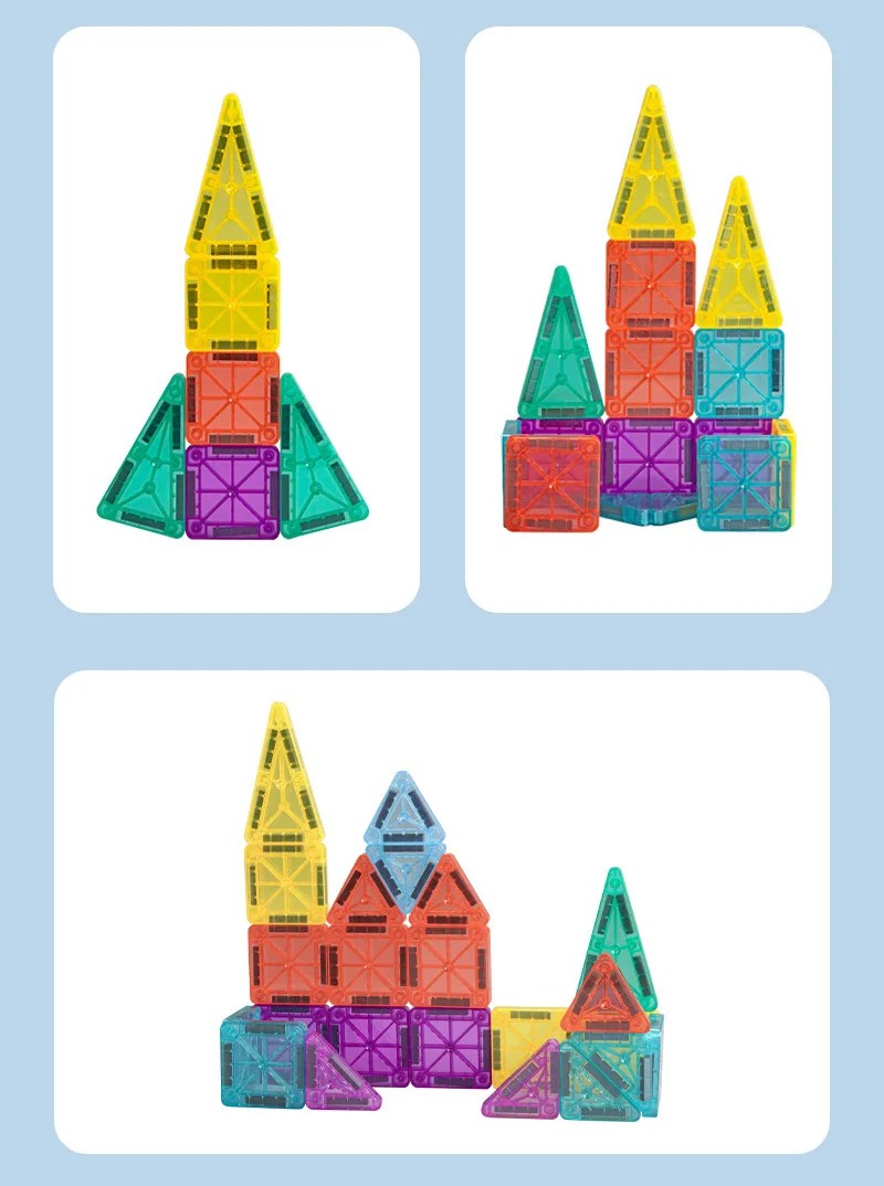 M014 - Mini Magnetic Tiles 56 pcs