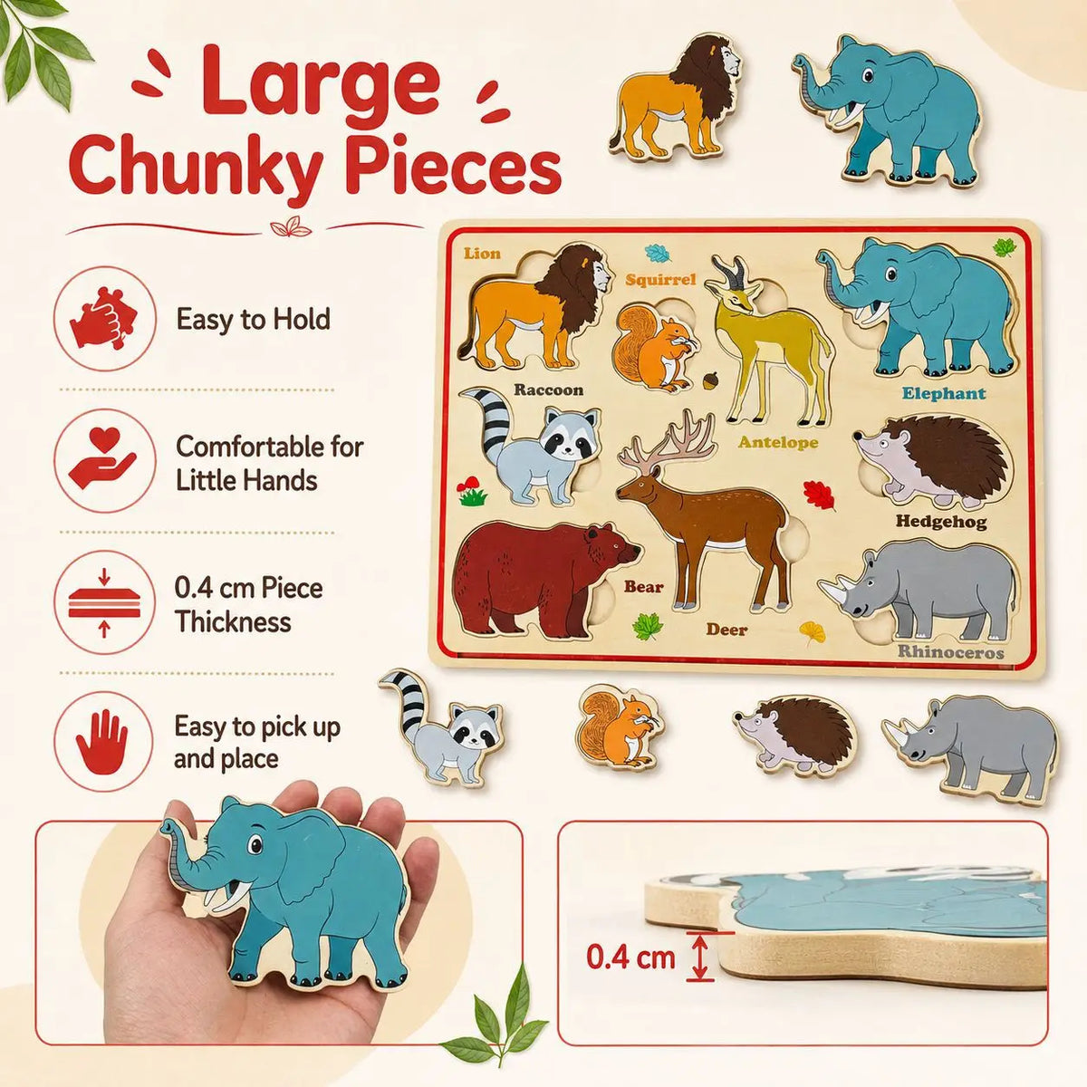 P021 - Wooden Puzzle Board