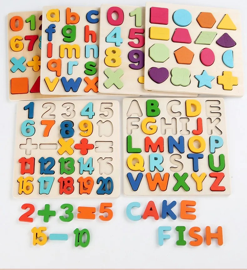 P019 - 15 x 15 cm Wooden Puzzle Boards