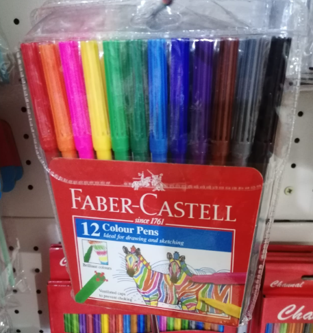 X026 - Faber-castell 12 colour pens