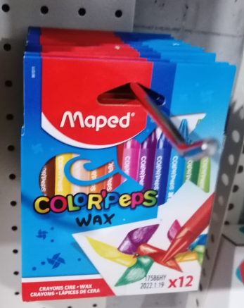 X029 - Maped 12 wax crayons