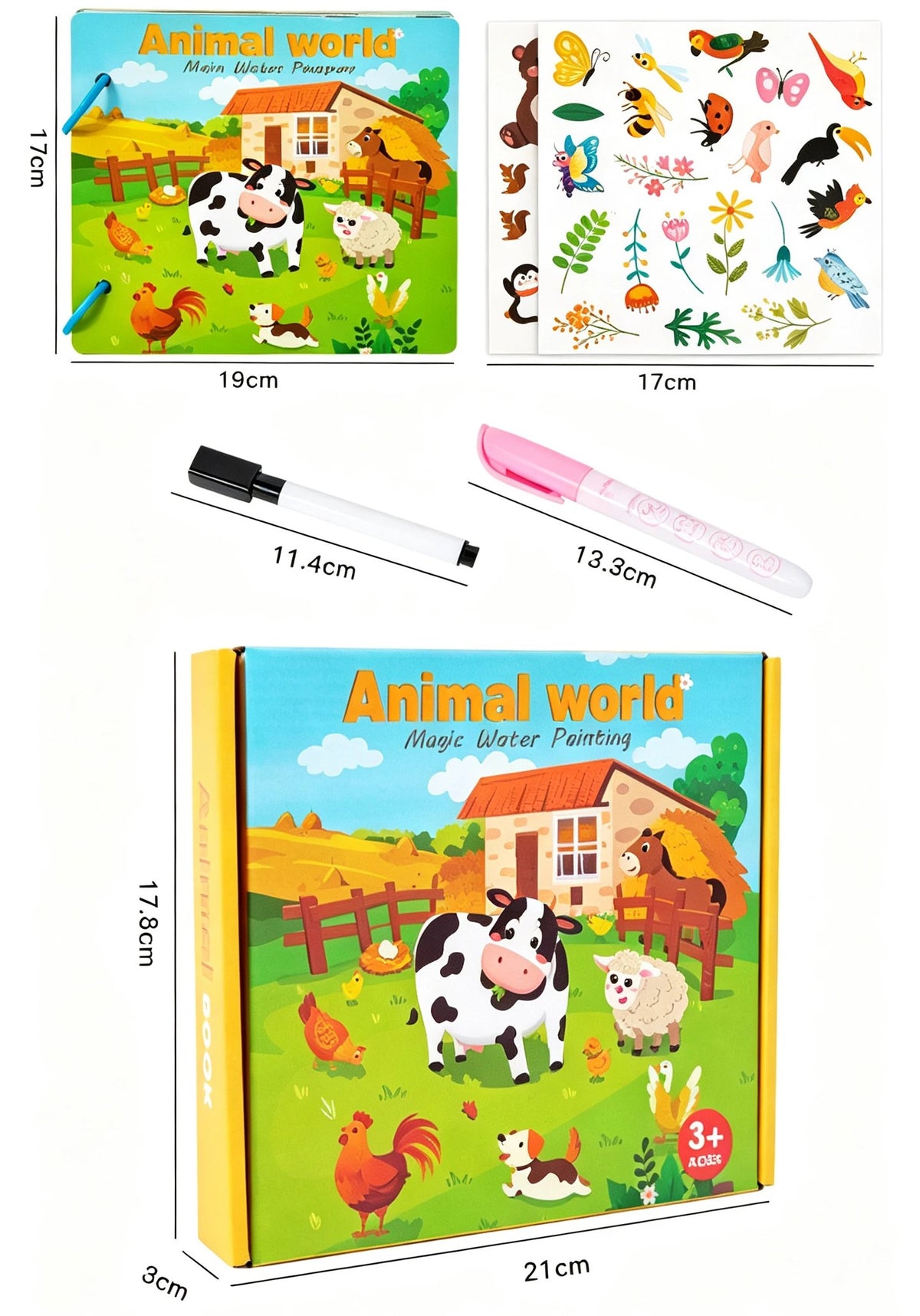 C002 - Magic Water Painting with Tracing & Stickers